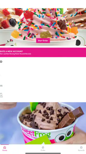 sweetFrog® screenshot