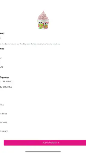 sweetFrog® screenshot