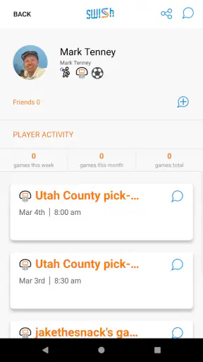 Swish Sports screenshot