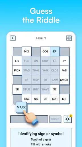 Syllatiles - Word Puzzle Game screenshot