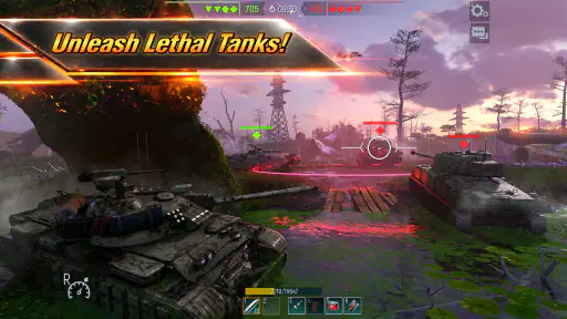 Tank Force: War Tanks Games screenshot