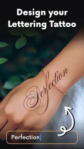 lettering Tattoo - Font Design screenshot