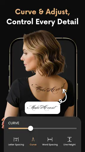 lettering Tattoo - Font Design screenshot