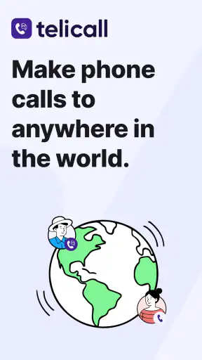 Telicall: Global Phone Calls screenshot