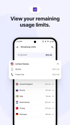 Telicall: Global Phone Calls screenshot