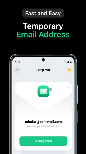 Temp Mail - Temporary Email screenshot