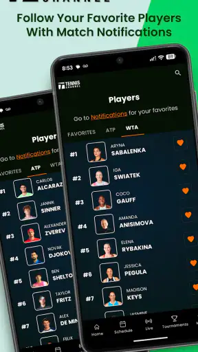 Tennis Channel screenshot