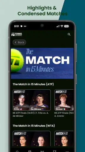 Tennis Channel screenshot
