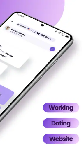 TextNum: Call + Text for Now！ screenshot