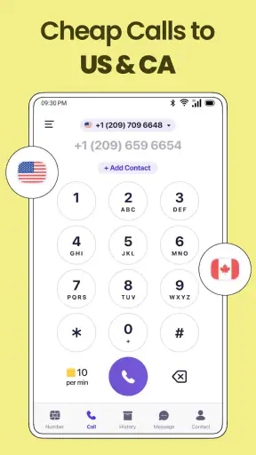 TextNum: Call + Text for Now！ screenshot