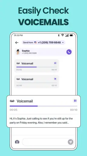 TextNum: Call + Text for Now！ screenshot