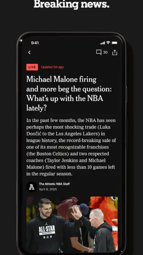 The Athletic: All Sports News screenshot
