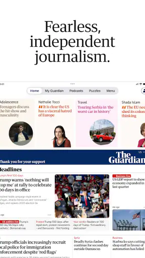 The Guardian - US & World News screenshot