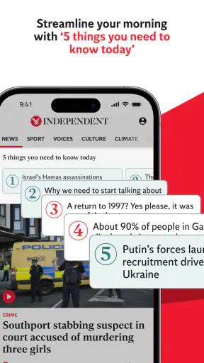 The Independent: Breaking News screenshot