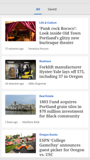 The Oregonian screenshot