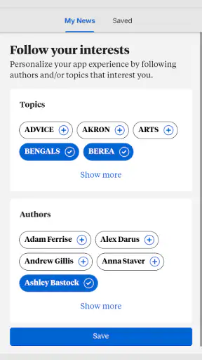 The Plain Dealer screenshot