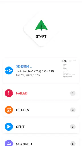 Tiny Fax - Send Fax from Phone screenshot