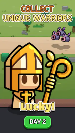 Tiny Warriors Rush - Idle TD screenshot