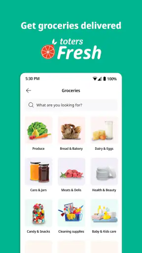 Toters: Food Delivery & More screenshot