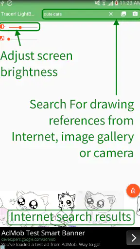 Tracer!  Lightbox tracing app screenshot