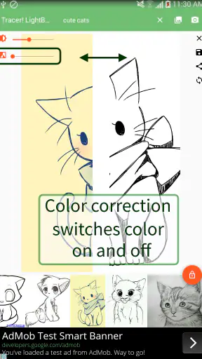 Tracer!  Lightbox tracing app screenshot