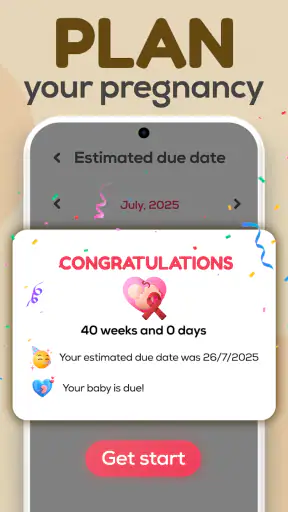Track pregnancy & baby growth screenshot