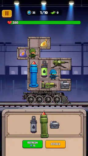 Train Attack: Merge War screenshot