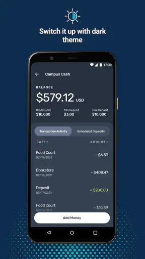 Transact eAccounts screenshot
