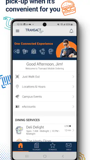 Transact Mobile Ordering screenshot