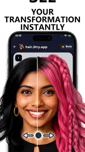 Try Hairstyles-AI Change Color screenshot