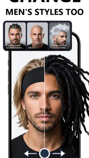 Try Hairstyles-AI Change Color screenshot