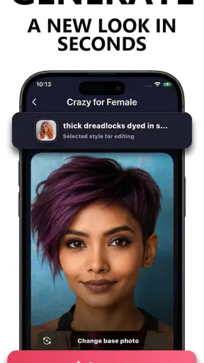 Try Hairstyles-AI Change Color screenshot