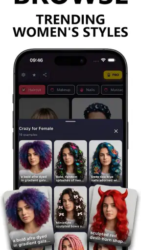 Try Hairstyles-AI Change Color screenshot
