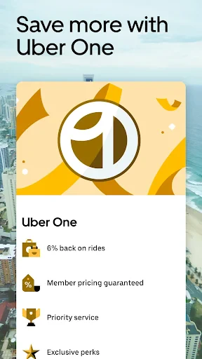 Uber - Request a ride screenshot