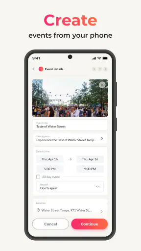 UNATION - Discover Events screenshot