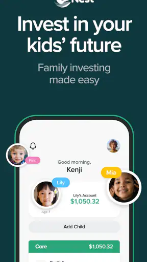 UNest: Invest & Save for Kids screenshot