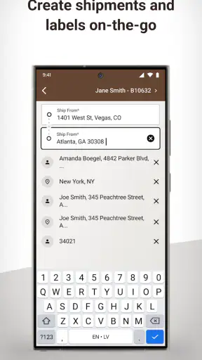 UPS screenshot