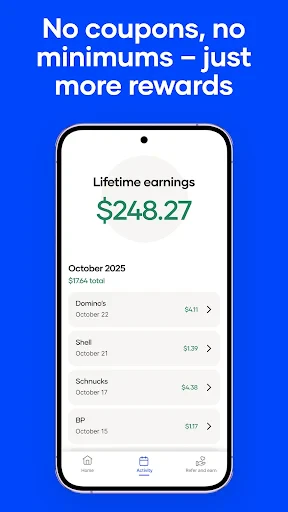 Upside: Cash Back - Gas & Food screenshot