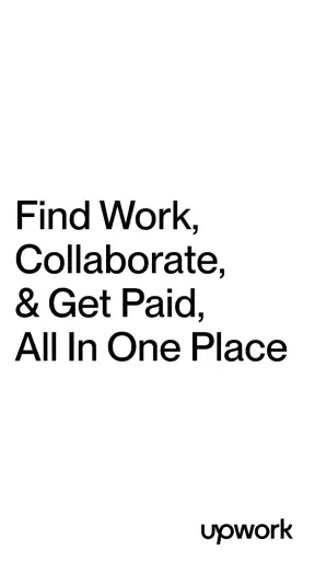 Upwork screenshot