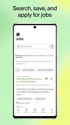 Upwork screenshot