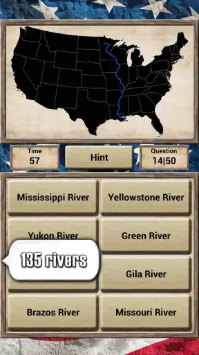 USA Geography - Quiz Game screenshot