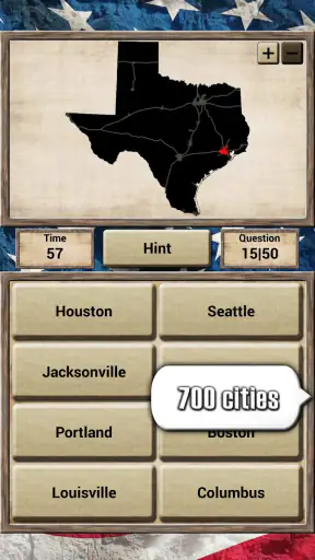 USA Geography - Quiz Game screenshot