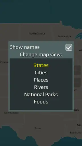 USA Quiz screenshot