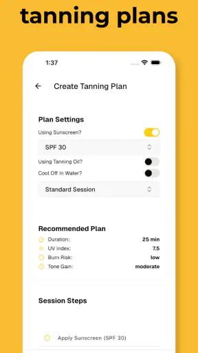 UV Tan: Tanning & Sun Tracker screenshot