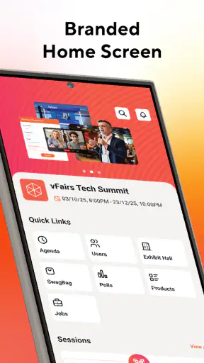 vFairs screenshot