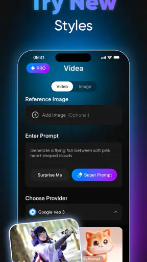 Videa: AI Video Maker, Effects screenshot