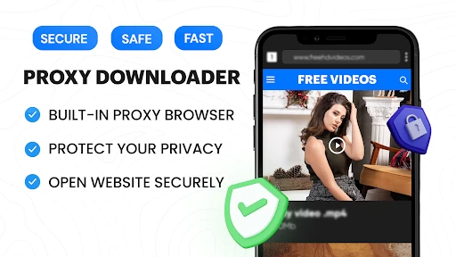 Video Downloader Proxy Browser screenshot