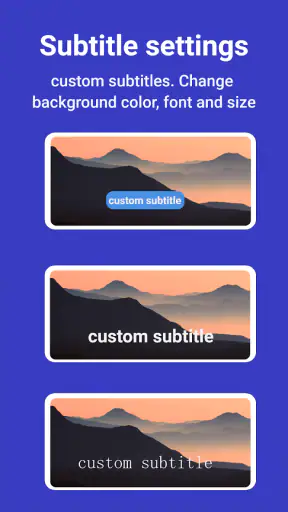 Video Player Subtitle Support screenshot