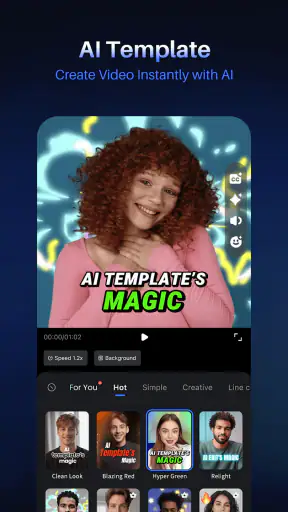 Vmake: AI Talking Video Editor screenshot