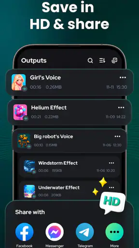 Voice Changer - Sound Effects screenshot